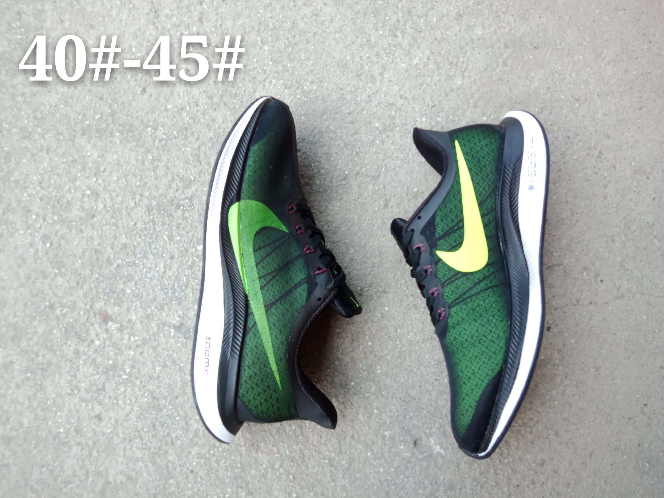 Women Nike Air Zoom Pegasus 35X Grass Green Black Gold Shoes